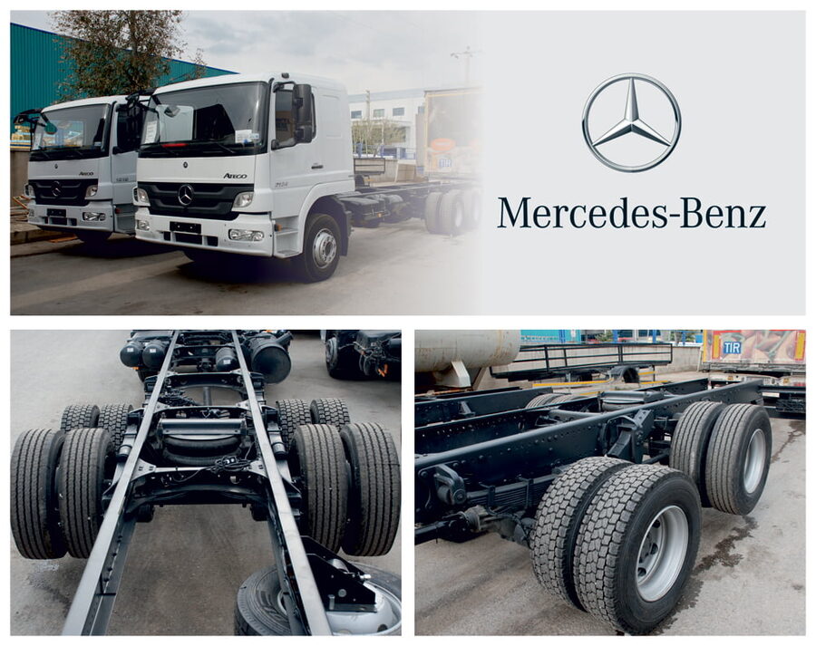 Mercedes truck axle repair