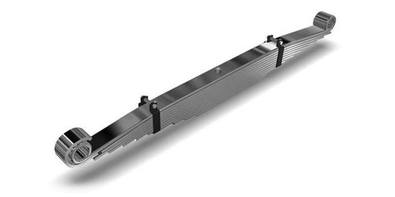 Multi-parabolic leaf spring