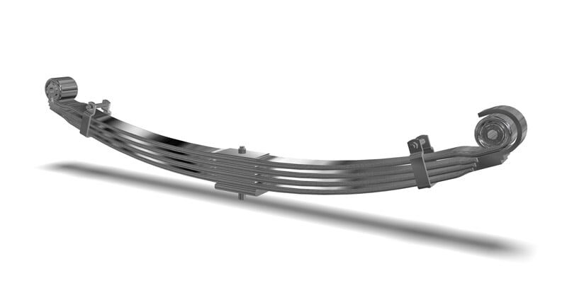 Parabolic leaf spring
